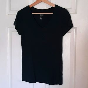 GAP Favorite V-Neck Tee in Hunter Green